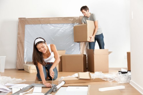 Abstract image representing accessible moving services in Twickenham