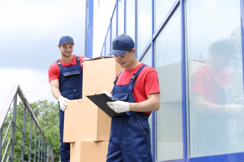 House removal team planning a move in Twickenham