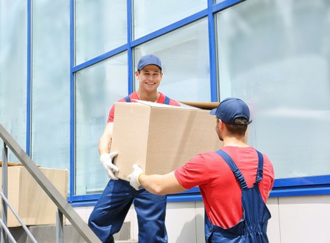 Same day removals team preparing for a local move in Twickenham