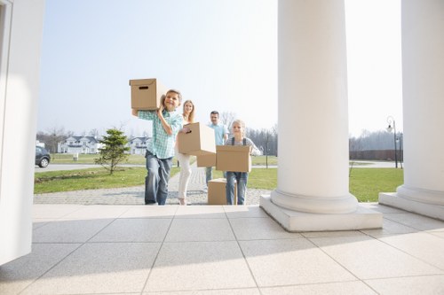 Office furniture and equipment prepared for relocation in Twickenham