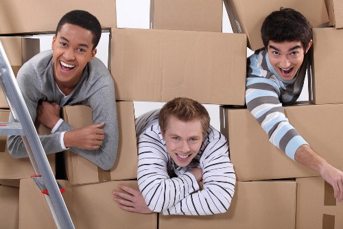 Twickenham removals team carefully transporting household belongings