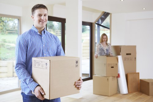 Local moving crew handling furniture and household items in Twickenham