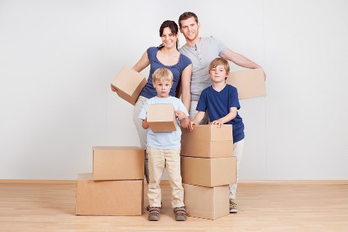 Packing and preparing items for a Twickenham move