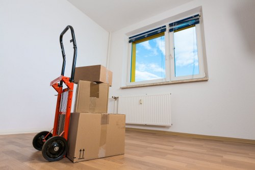Loading household furniture for a move in Twickenham